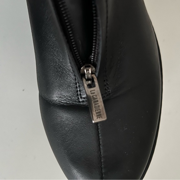 La Canadienne Gale Zip Up Black Platform Winter Ankle Boots 9.5 - Picture 9 of 9